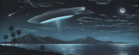 Летающая тарелка инопланетян