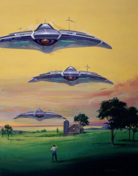 Летающая тарелка будущего