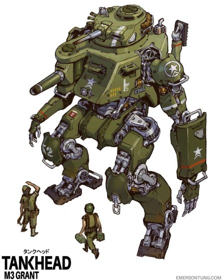 Шагоходы дизельпанк