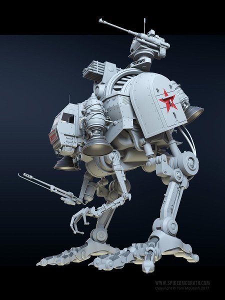 Шагоходы дизельпанк