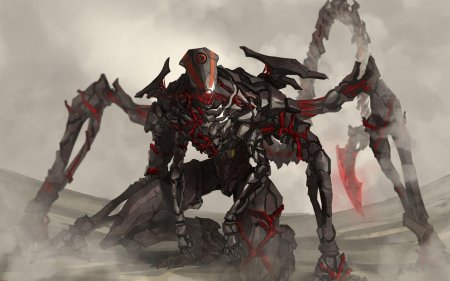 Монстр робот sci-fi