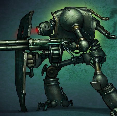 Дизельпанк шагоход