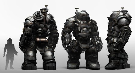 Силовая броня дизельпанк