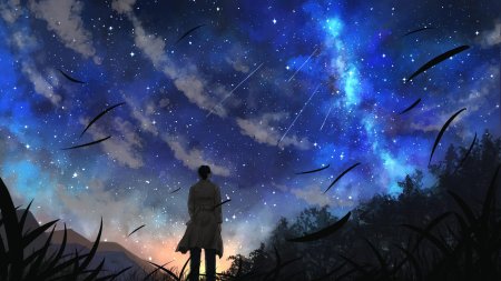 Звездное небо аниме