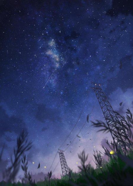 Аниме звёздное небо макото синкая