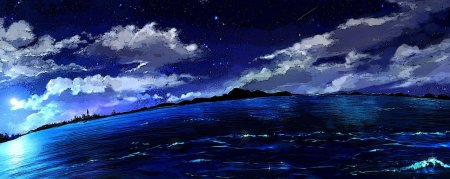 Пейзаж аниме