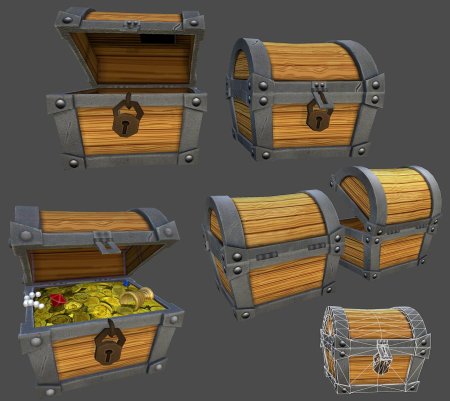 Сундук геншин арт