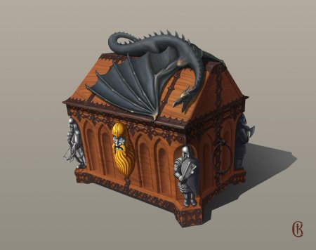 Сокровищница дота 2 золотой сундук