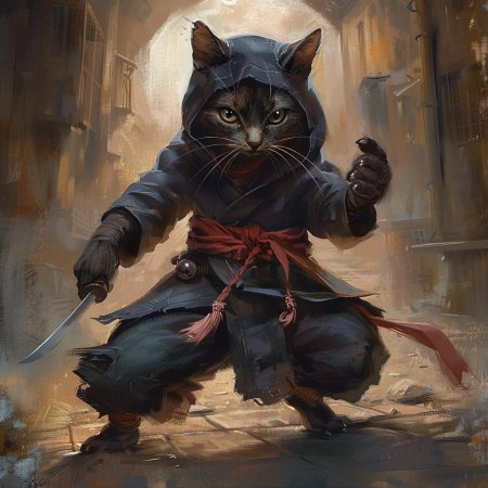 Котик самурай