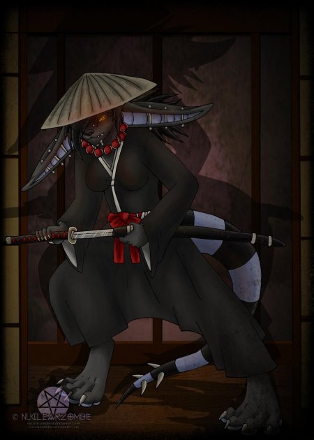 Furry самурай