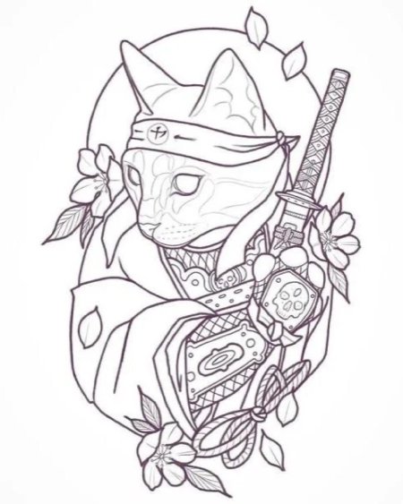 Эскиз татуировка