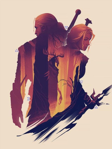 Ведьмак цири и геральт арт