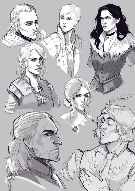 Сапковский ведьмак иллюстрации