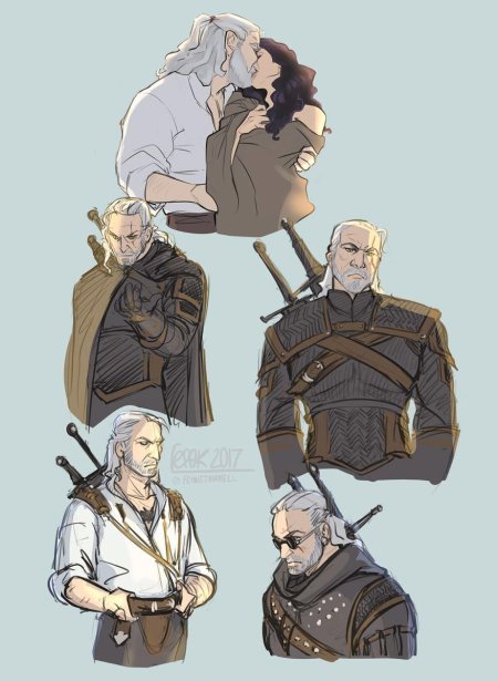 Ведьмак геральт и цири