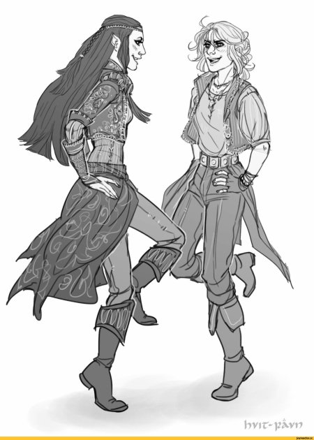 Цири - фалька ведьмак