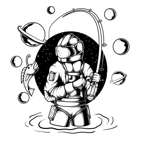 Космонавт вектор