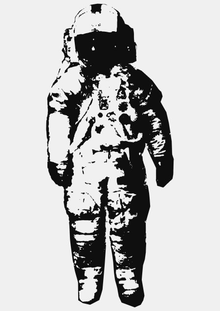 Космонавт силуэт