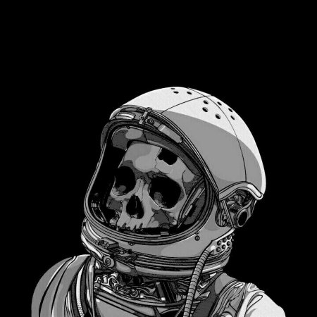 Череп в скафандре