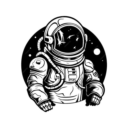 Космонавт вектор