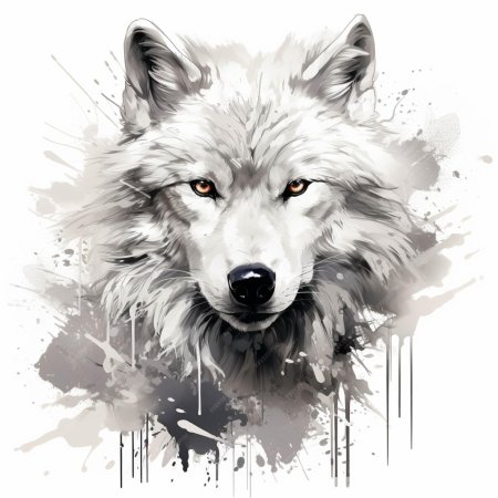 Эскиз волк