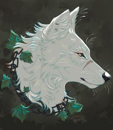 Волк арт