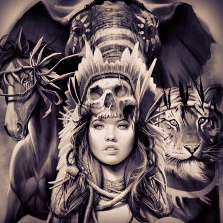 Тату чикано индейцы