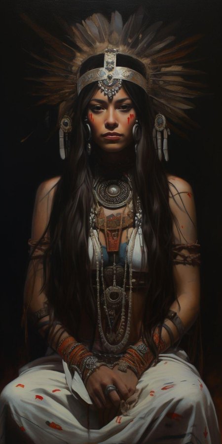 Индейская девушка