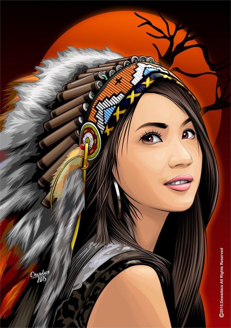 Индейцы апачи арт