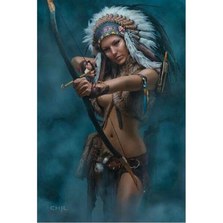 Индейская девушка