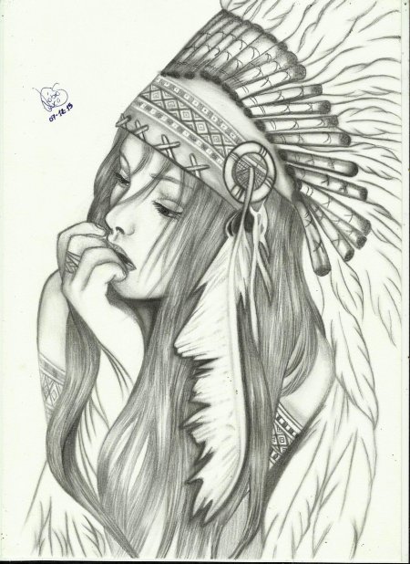 Индейские тату эскизы