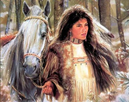 Художница maija индейцы