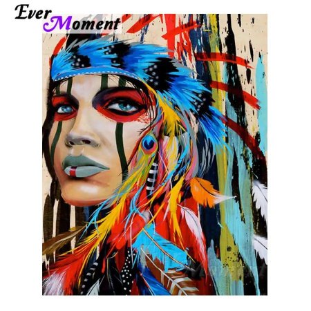 Картина индеец