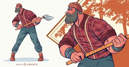 Персонаж лесоруб