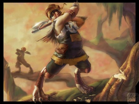 Дровосек арт фэнтези