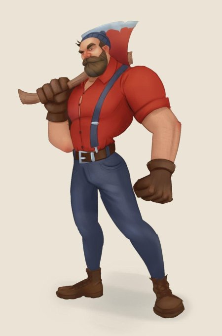 Дровосек арт