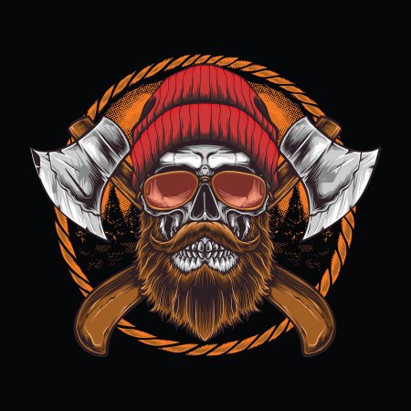 Череп с бородой