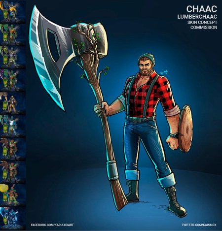 Лесоруб арт