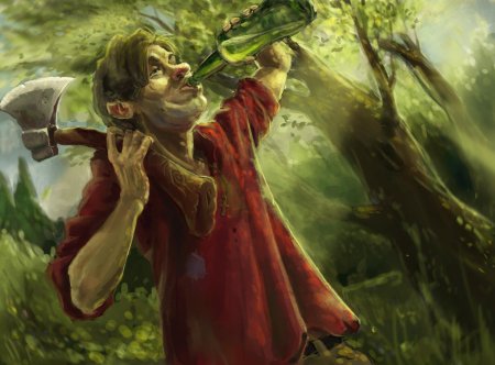 Пьяный лесоруб