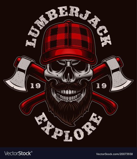 Эмблема лесоруба