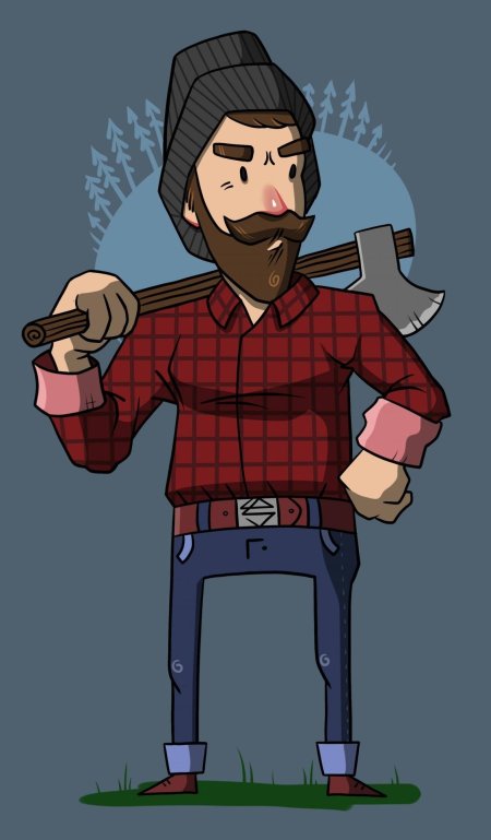 Лесоруб дровосек