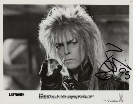 Bowie in labyrinth