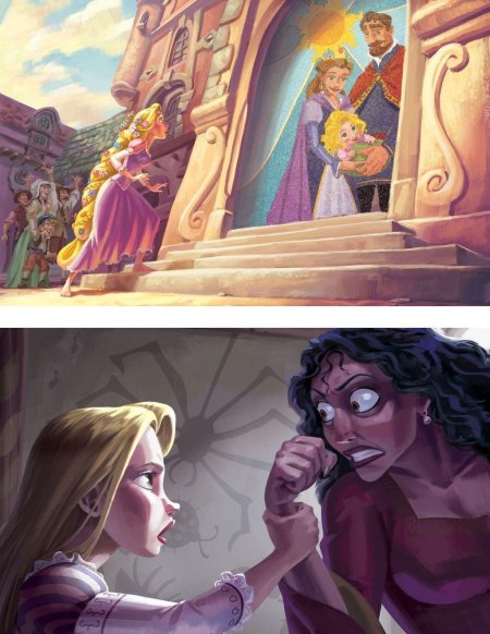 Юджин и рапунцель готель