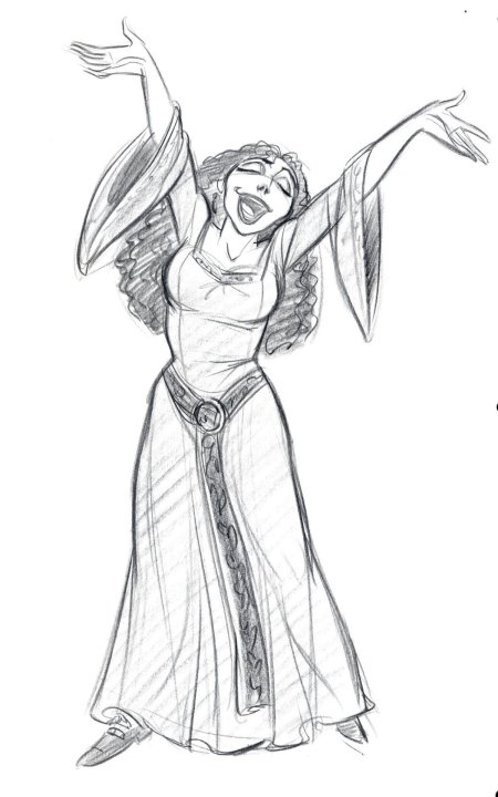 Рапунцель и матушка готель