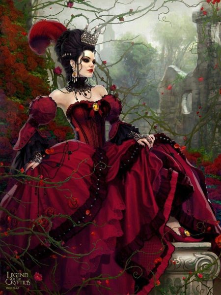 Червовая королева аниме