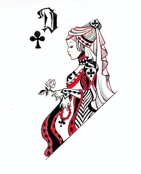 Пиковая дама карта игральная