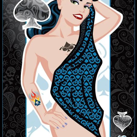 Дама треф карта