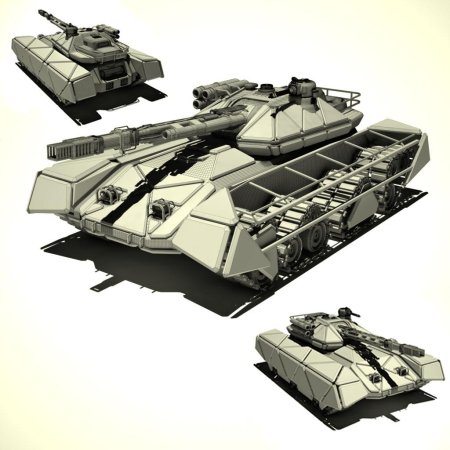 Сверхтяжёлый танк будущего левиафан