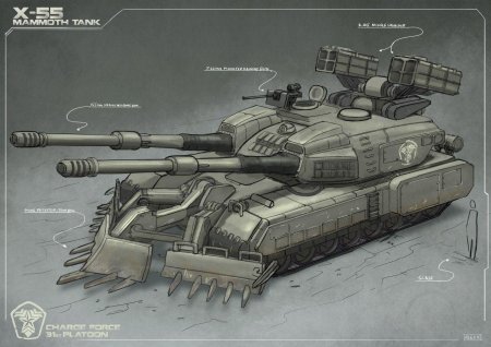 Сверхтяжёлый танк будущего арт