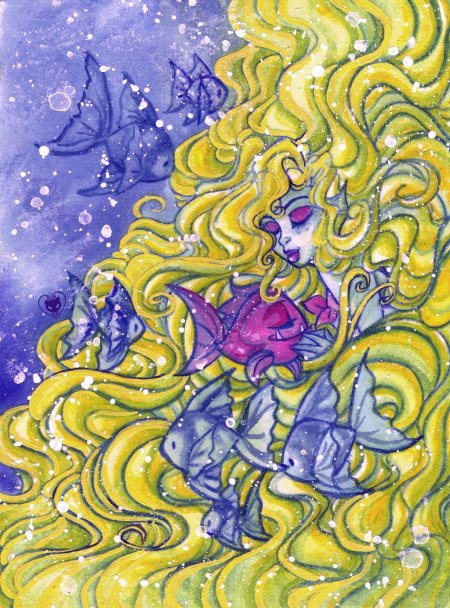 Иллюстрация русалочка