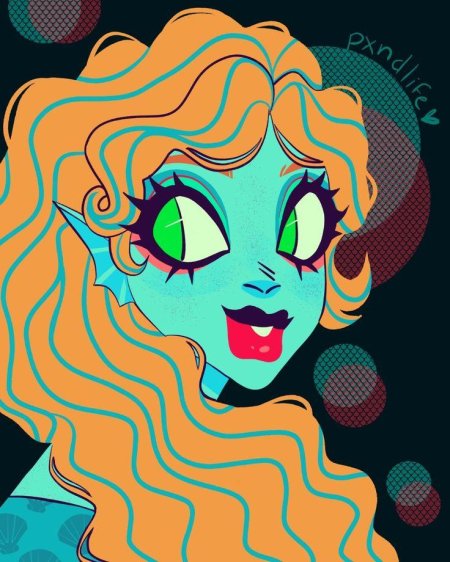 Лагуна блю монстер хай арт